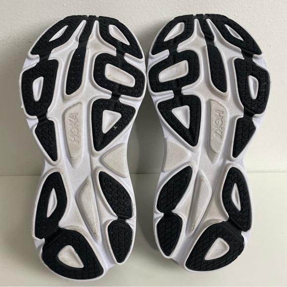 Hoka One One Bondi 8 Women’s Size 8.5B Black White Running Shoes Gym Sneakers - Picture 8 of 15